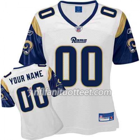 Nainen Los Angeles Rams NFL Pelipaita Custom Valkoinen 